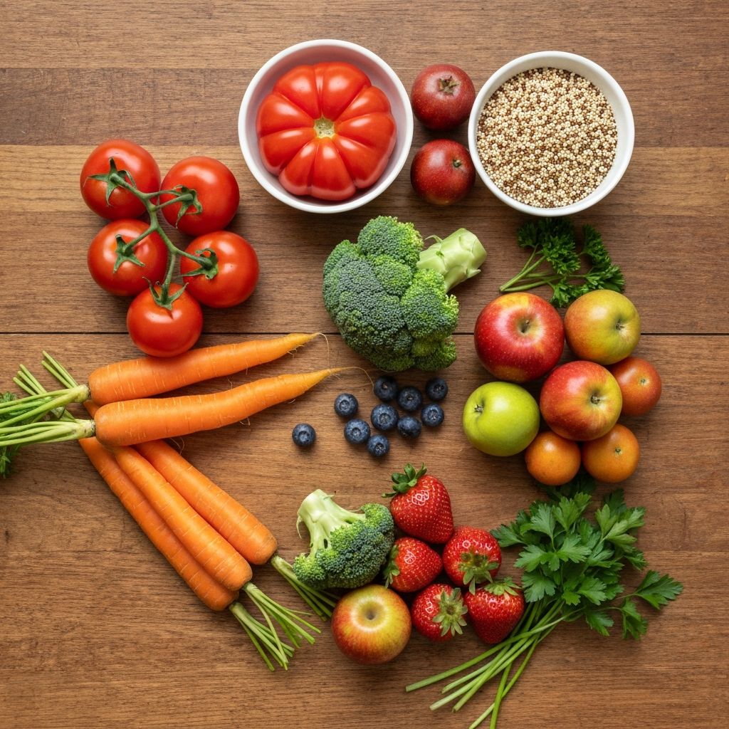 Świeże i zdrowe produkty żywnościowe